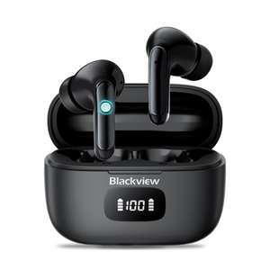 Blackview AirBuds8 Bluetooth-hoofdtelefoon, bluetooth 5.3, draadloos, Bluetooth, dual noise cancelling @amazon.de