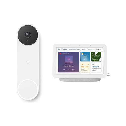 Google Nest Doorbell & Google Nest Hub