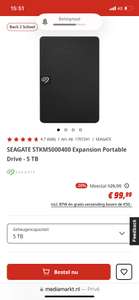 Seagate Expansion Portable Drive (2021) - 5TB (STKM5000400)