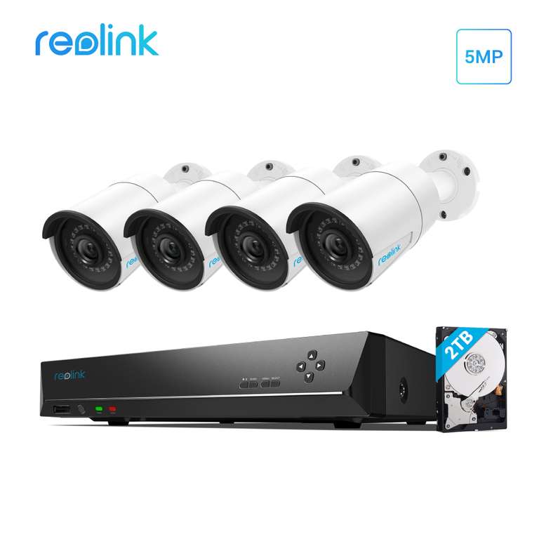 Reolink RLK8-410B4 beveiligingscamera systeem voor €380,15 @ Reolink