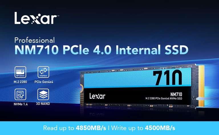 Lexar NM710 1 TB - SSD (TLC)