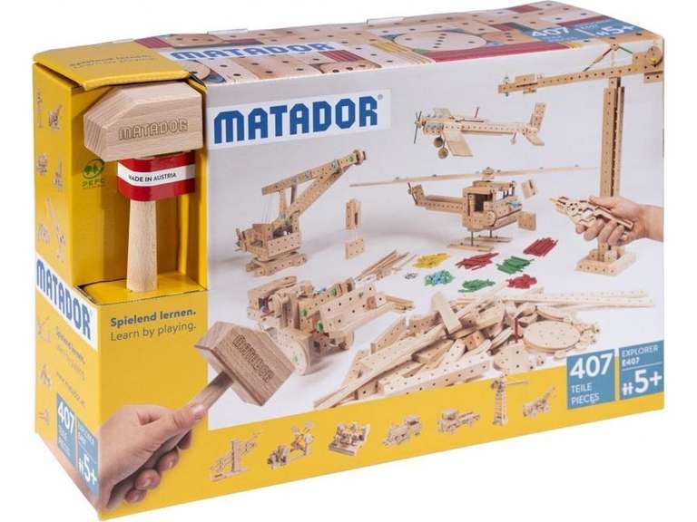 Matador Explorer - Klassik3 407-delige bouwset voor €39,97 @ iBOOD
