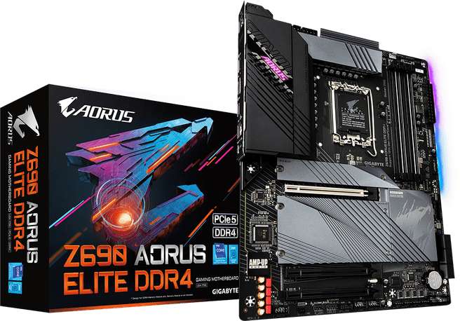 Gigabyte Z690 AORUS ELITE DDR4 (rev. 1.0) for Intel 12th gen