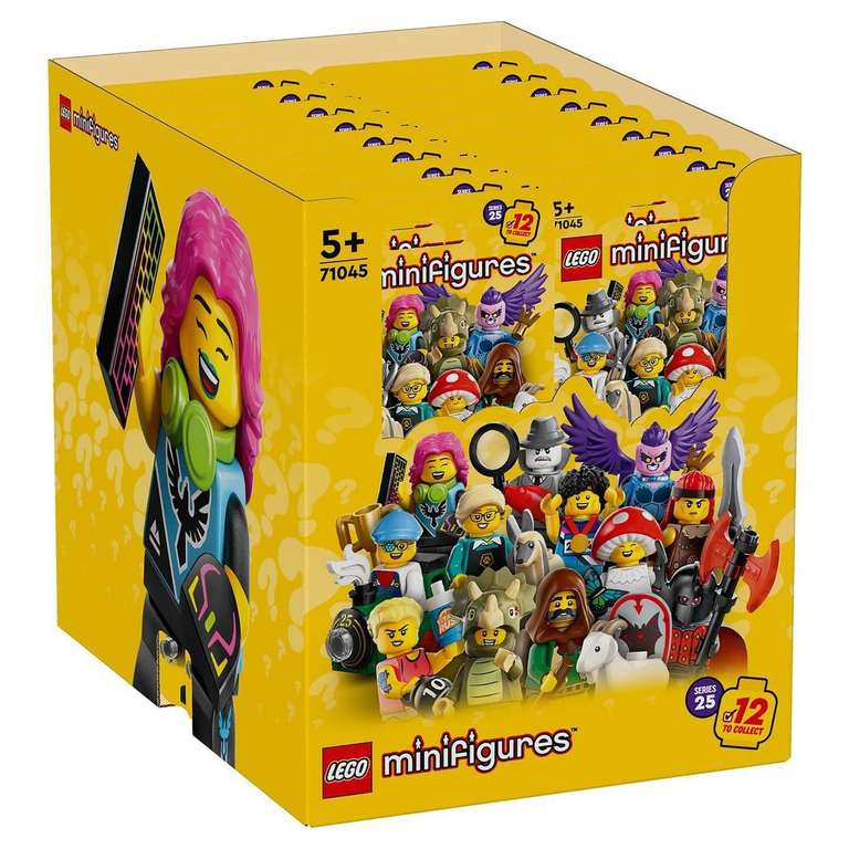 Lego Series 25 71045 Box Pre-order aanbieding (36 minifiguren, 3.06 per minifiguur)