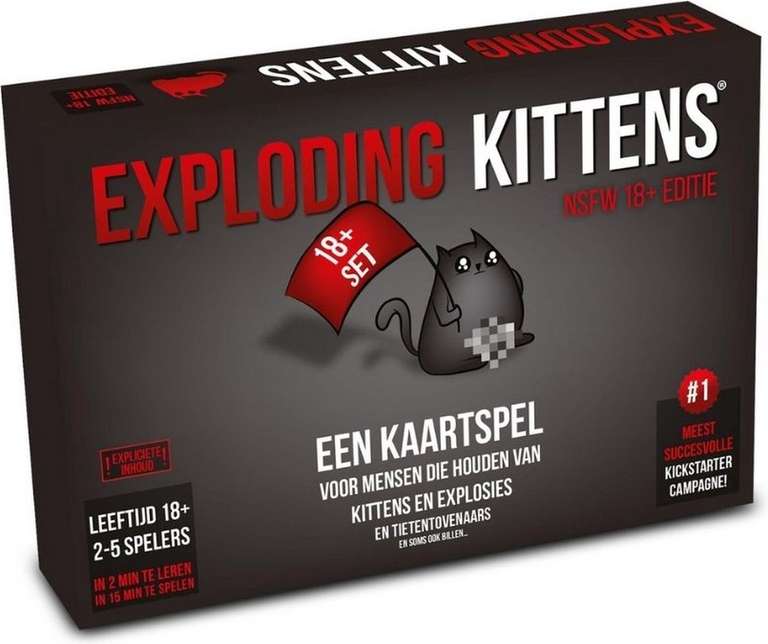 Exploding Kittens NSFW versie (NL)