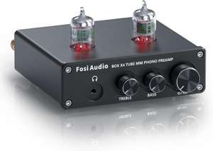 Fosi Audio Box X4 Hi-Fi Stereo Audio 2 Kanaals Phono Versterker