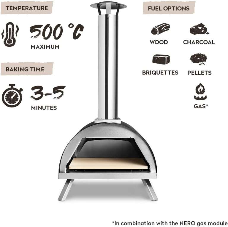 ‎BURNHARD Nero pizza oven