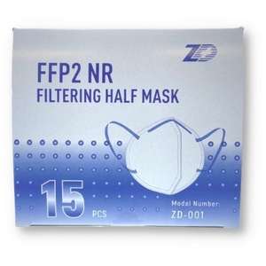 FFP2 mondmaskers 15 stuks houdbaarheid eind 2023