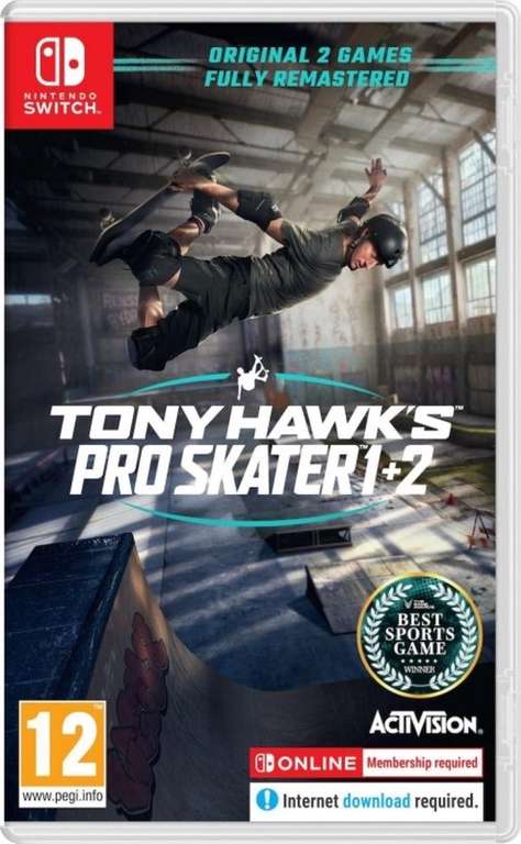 Tony Hawk pro skater 1+2 - Switch