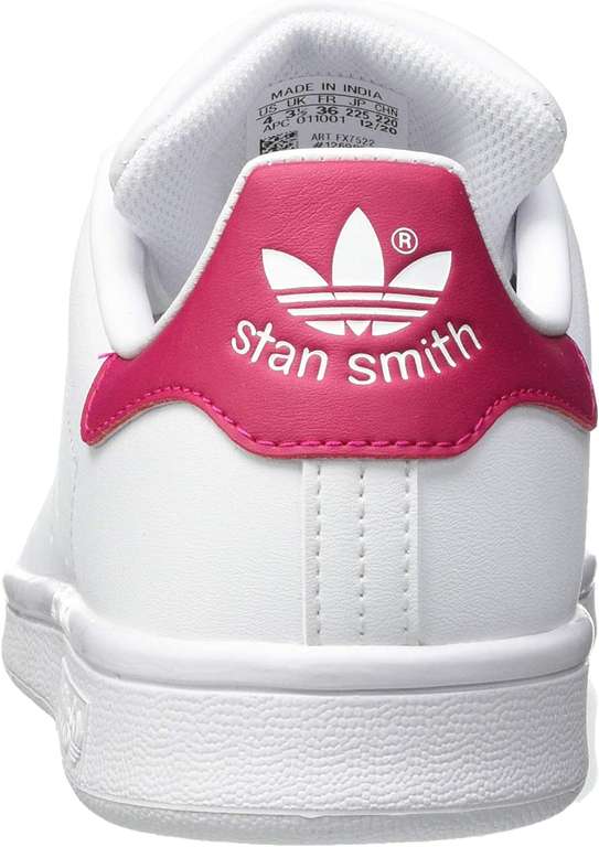 adidas Stan Smith kids sneakers wit/roze (t/m maat 38 2/3) @ Amazon.nl