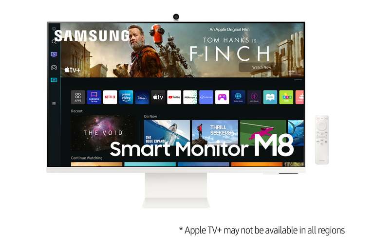 Samsung M8 4K Smart monitor met 20% korting ipv 10%
