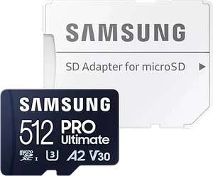 Samsung Pro Ultimate microSD card 512GB + SD-adapter