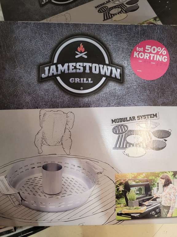 [Gamma lokaal] Jamestown BBQ accessoires met 70% korting