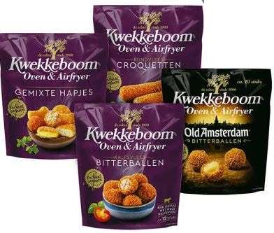 Kwekkeboom oven & airfryer snacks, alle varianten @ Dirk