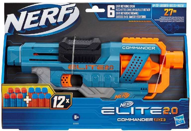 NERF Elite 2.0 Commander RD 6 - Blaster