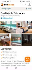 Prijsfout?! Overnachting Grand Hotel Ter Duin voor €5 + €5,90 toeristenbelasting - 1 nacht / 2 personen / 18-19 december