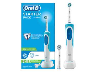 Oral-B - Vitality Starterpack - incl. 2nd Refill | Elektrische tandenborstel Cross Action | starter pack