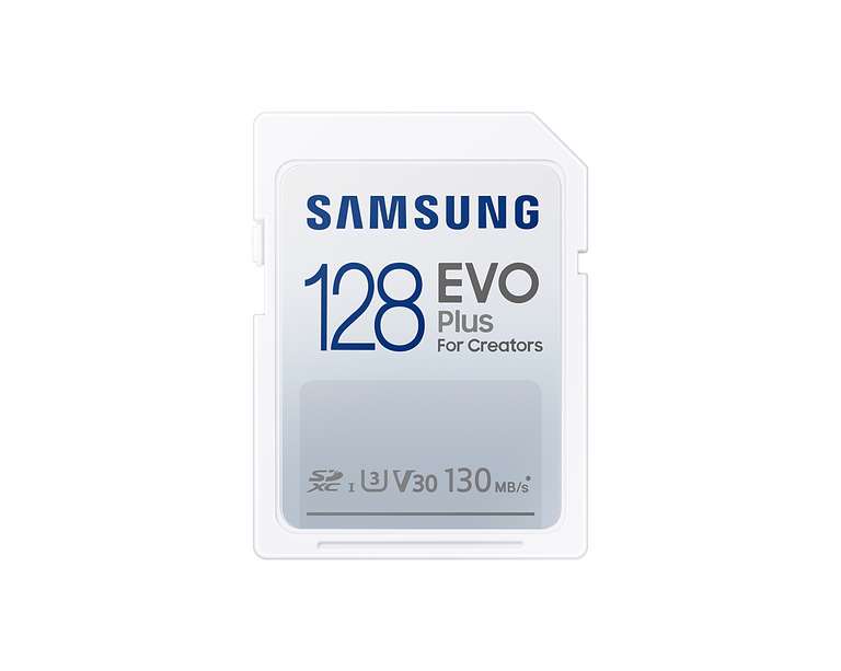 Samsung EVO Plus SD-kaart (2021) 256GB voor €19,63 (of 128GB voor €10,91) @ Samsung