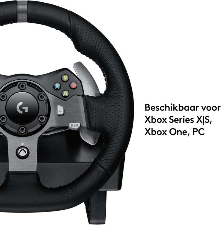 Logitech G920 Driving Force Racing Wheel voor Xbox Series, Xbox One en PC