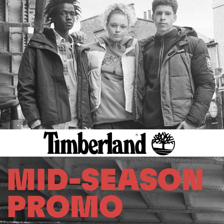 Timberland: mid season sale met 30% korting + 10% extra