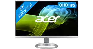Acer R270Usmipx - Monitor - 27 inch, 2560 x 1440 (QHD), 75 Hz, Speakers - Perfect voor thuiswerk