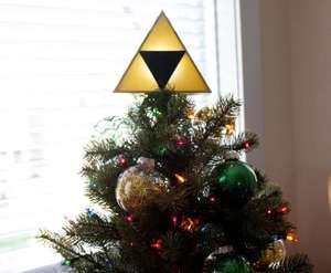 The Legend of Zelda 7'' Triforce Light-Up Holiday Tree Topper (piek) voor €12 @ Nedgame
