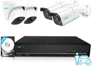 Reolink 4K Outdoor beveiligingscamera set met 4x PoE IP-camera en 2TB HDD NVR voor €502,49 @ Amazon.nl