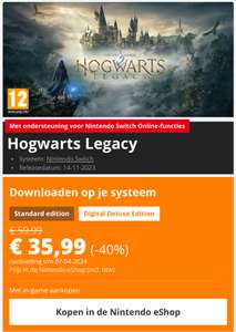 Hogwarts Legacy, Switch (digital edition)