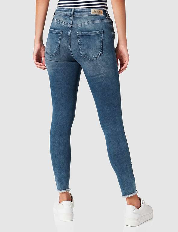 Only skinny destroyed jeans 'Blush'