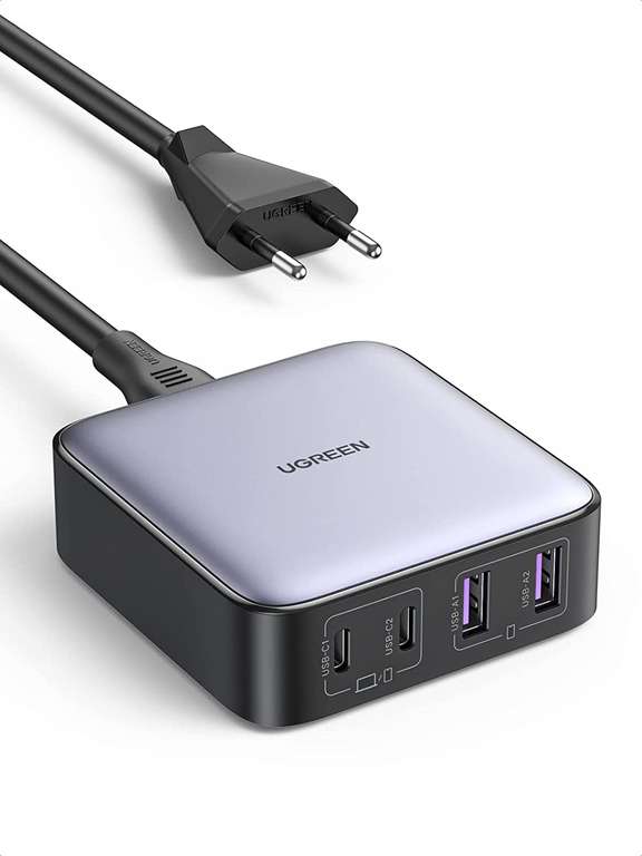 [Nu €47,99 - Prime] UGREEN Nexode 65W GaN USB C oplader voor €50,99 @ Amazon.nl