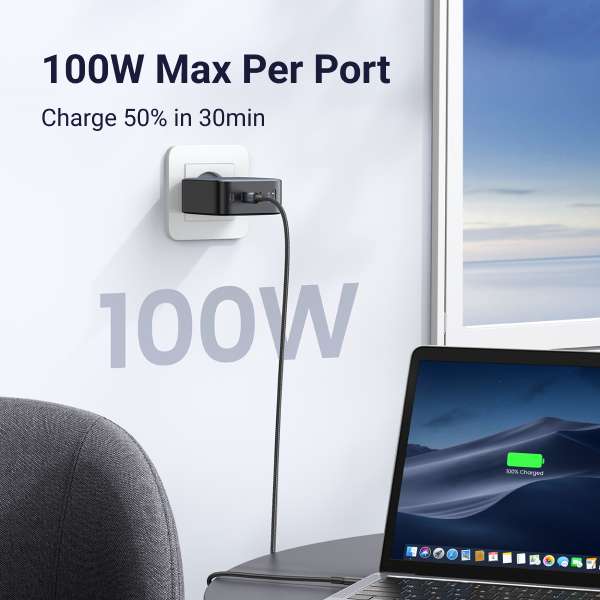 Ugreen Nexode 100W USB C 4-Port Wall Charger