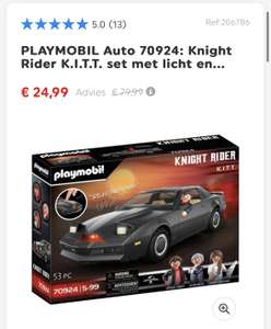 PLAYMOBIL Auto 70924: Knight Rider K.I.T.T. set met licht en geluid