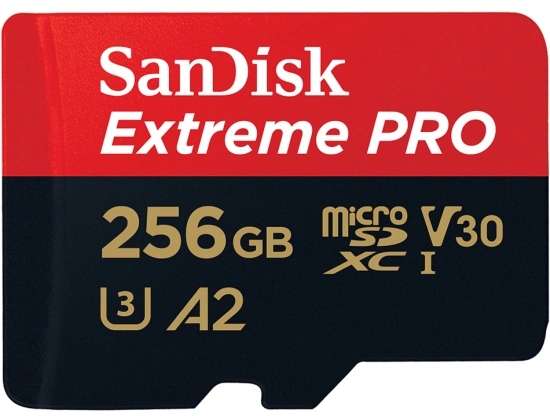 [Amazon.nl Prime] SanDisk Extreme PRO 256 GB MicroSDXC UHS‐I‐Kaart