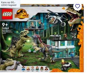 LEGO Jurassic World - Giganotosaurus & Therizinosaurus aanval (76949) - Laagste prijs ooit