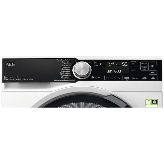 AEG LR8BADEN PowerCare UniversalDose wasmachine (9kg / 1600 toeren) voor €879,20 @ Expert