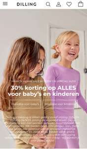 30% korting Dilling - wollen kleding baby's en kindjes