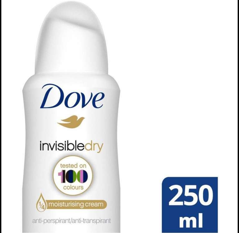 [Nieuwe klant] 6x Dove Deo Spray 250ML [€0,73 per stuk]