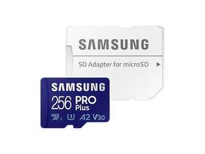 Samsung 256GB PRO Plus MicroSDXC 120MB/s + Adapter voor €24,99 @ Amazon NL / Bol