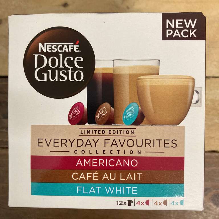 12x Nescafe Dolce Gusto Everyday Favourites Collection Pods