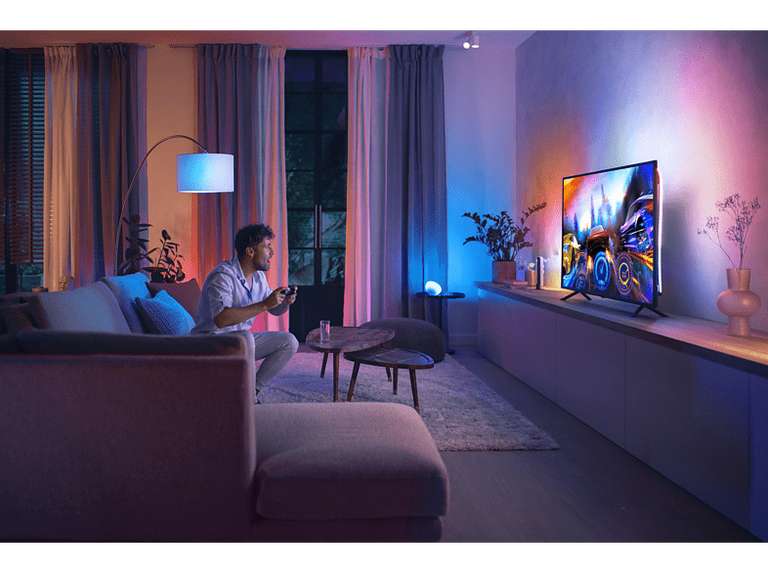 Philips Hue Play HDMI sync box + gradient lightstrip + Bridge @ Mediamarkt DE [Grensdeal]