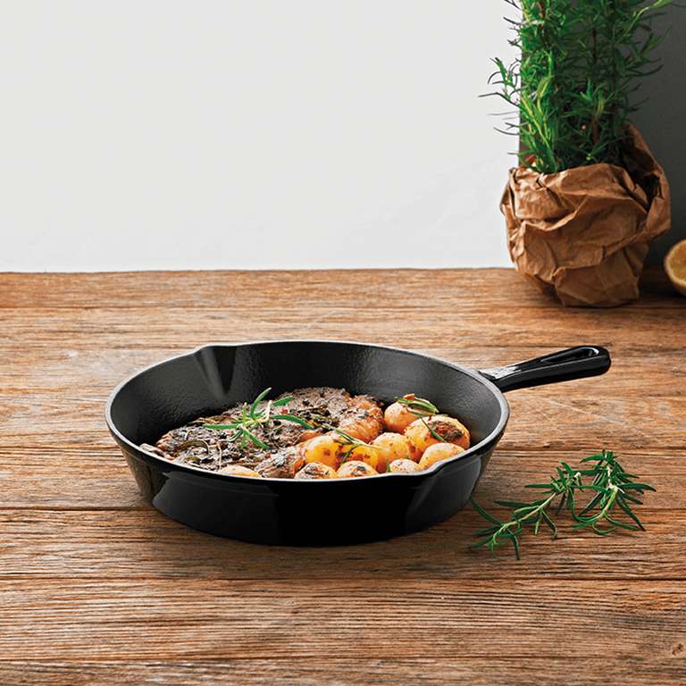 Gietijzeren pan of wok