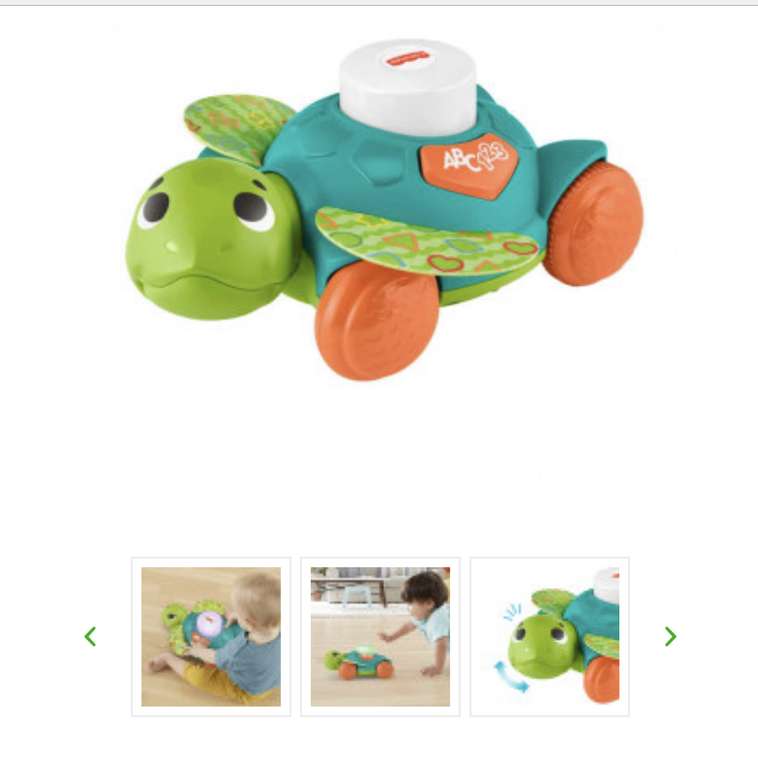 Baby speelgoed Fisher-Price - Linkimals Zit-en-Kruip Zeeschildpad