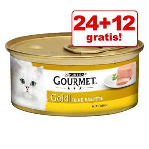 Gourmet Gold (Kattenvoer) 24 + 12 gratis + nog eens 25% extra korting!