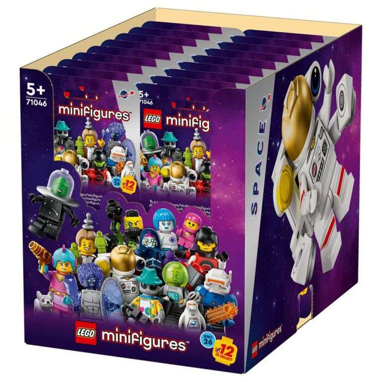 LEGO CMF Marvel (71039) of Space (71046) box met 36 minifiguren voor 89.95 laagste prijs ooit (2.50 per minifiguur)