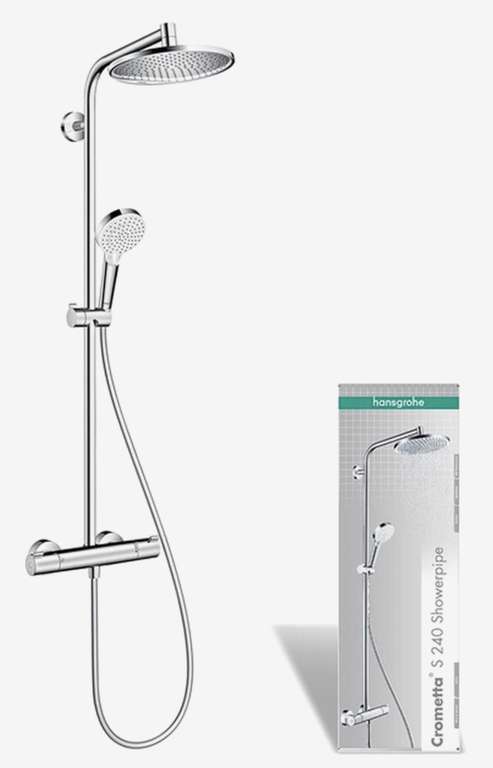 Hansgrohe Crometta S 240 showerpipe - 1jet - Incl. Thermostaat - Chroom