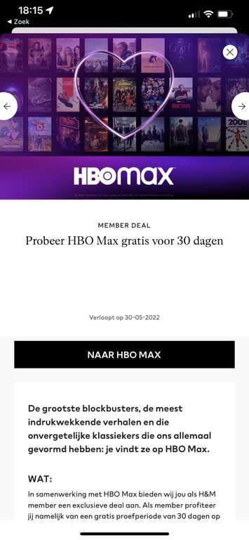 1 maand HBO Max Basic gratis (voor nieuwe klanten)