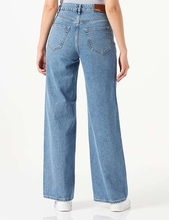 ONLY wide high rise wide leg jeans