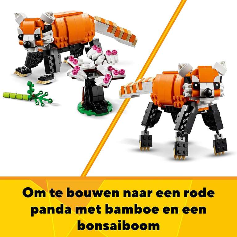 LEGO 31129 Creator 3-in-1 Grote Tijger, Panda of Koikarper