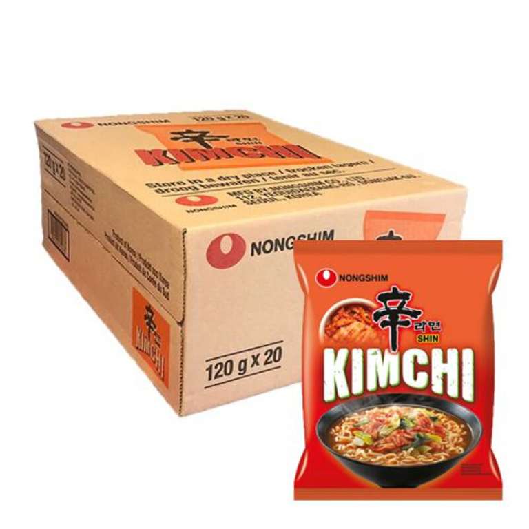 Nongshim Instant Noedelsoep Kimchi (20*120g) voor €22,99 @ Ochama