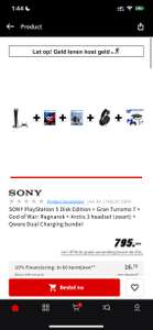[bundel] PS5 + Gran Turismo 7 + God of War: Ragnarok + Arctis 3 headset (zwart) + Qware Dual Charging